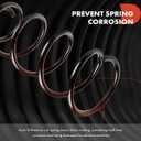 A-Premium Front Suspension Coil Spring Set Compatible with Mazda | for 5 2006-2010 2012-2015, Driver and Passenger Side, 2-Pack, Replace# C23634011B, CG1534011