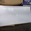 Wonderjune 24" x 48" x 1/8" White Acrylic Sheets Translucent White Cast Acrylic Plastic Sheet Cut to Size for DIY Craft Projects Display Cases Signs Sneeze Guard