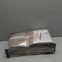 Dark Flax Heavy Burlap Room Darkening Curtains 96 Inches Long for Bedroom, Rustic Boho Pinch Pleated Blackout Linen Drapes 40x96 Inch Length 2 Panels Set Slide Door Curtain Decor with Adjustable Hooks