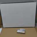 Magnetic Whiteboard, 24"x18" Dry Erase White Board for Wall, Hanging Presentation Board for Home, Office, School, Black Aluminum Frame