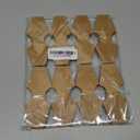 200 Pieces Keychain Display Cards with Adhesive Necklace Bracelet Jewelry Hanging Blank Kraft Paper Packaging Tags, Free Size