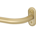 Gold Wrap Around Curtain Rod, Long Heavy Duty Blackout Curtain Rods for Windows 66 to 120 Inch, 1 Inch Adjustable Room Darkening Window Treatment Rods for Bedroom, Living Room, Sliding Door