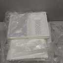 Shoe Storage, 12 Pack Shoe Organizer for Closet, Shoe Boxes Clear Plastic Stackable Shoe Containers with Lids for Size 10 (Large, White)