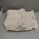 jinchan Weslie Boho Lined Linen Curtains for Bedroom Ivory Vintage Floral Farmhouse Curtains 63 Inch Length Linen Drapes for Living Room Embroidered Drapes Rod Pocket Ivory on Beige 2 Panels