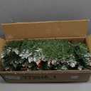 Christmas Garland,Christmas Garland with Lights, Christmas Decoration,9FT/2.7M, for Mantle, Home, Stairs, Fireplace, Porch, Door,Indoor/Outdoor (Green)