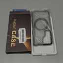 for Samsung Galaxy S25 Case with 360Rotatable Magnetic Ring Stand Compatible with Mag-Safe Military Protection Shockproof Matte Translucent Phone Cases for Samsung Galaxy S25,Black