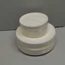 KIRE 100PCS Disposable Plates - White with Gold Rim for Christmas Party/Wedding - Includes 50Pieces 10.25inch Dinner and 50Pieces 7.5inch Dessert/Salad Plates