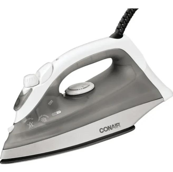Conair WCI316 White Full-Featured Hospitality Iron, Steam and Dry with Automatic Shut-Off - 120V, 1400W