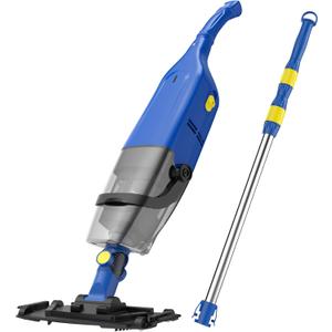 Handheld Pool Vacuum, Rechargeable Pool Cleaner with Upgraded Suction, Perfect for Above Ground Pools, Spas, Hot tubs and Small inground Pools for Cleaning Debris, Klein Blue
