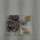 PH PandaHall Pandahall 24Pcs Natural Filigree Wood Earring Charms Flat Round Teardrop Wooden with 120pcs Hooks & Jump Rings Findings for DIY Women Boho Earrings Making 1 Box