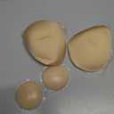 Invisible Strapless Sticky Bra Push up for Women, Ultra Adhesive Bra for Backless Dress, Cleavage Bra Lift Novelty Bras (B Cup, Light Beige)
