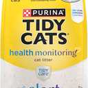 Purina Tidy Cats Tidy Care Alert Cat Health Monitoring Non Clumping Cat Litter with Silica Crystals - 8 Pound (Pack of 1)