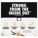 Oikos Protein Shake, Vanilla, 30g High Protein Drinks, Shelf Stable, Ready to Drink, 5g Prebiotic Fiber, 12 fl oz Bottle, 12 Count (EXP 04/20/27)