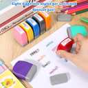 8 Pcs Spanish Teacher Stamps for Classroom Self Inking Grading Stamps Gifts Motivation Teacher Stamp for School Elementary Kid Signature Homework Reward Supplies