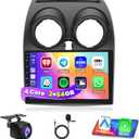 2+64G Radio for Nissan Rogue Qashqai 2008-2013 CarPlay Stereo Android 15 Touchscreen 9" Android Auto Bluetooth GPS DSP 26UI Backup Camera