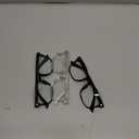 Gaoye Stylish Eyewear Frame Accessories - Blue Light Glasses for Woman - Computer Glasses for Blue Light Blocking (A3-Light Black+Matte Black+Transparent)