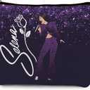 gfuhlre Singer Fans Makeup Bag Travel Toiletry Bag Music Lover Gift Song Lyrics Gift Singer Merchandise for Fans, Cool Friendship Gifts for Women Friends BFF Sister Graduation Birthday Christmas