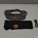 Mixiba 2-Pack Sleeping Headphones, Headband Headphones with Ultra-Thin HD Stereo Speaker, Bluetooth Headband for Sports, Workouts, Insomnia, Yoga, Air Travel, Meditation - Black&Grey