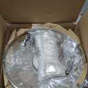 CAROTE Non Stick Frying Pan Skillet, Nonstick Granite Fry Pan with Glass Lid, Egg Pan Omelet Pans, Stone Cookware Chef's Pan, PFOA Free (Classic Granite, 10-Inch)