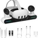 Charging Dock for Meta Quest 3 Charging Station Magnetic Charger for Meta Quest 3 Accessories Charging Stand