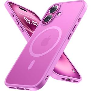 dopeliz Magnetic for iPhone 16 Plus Case [Compatible with MagSafe] Shockproof Military-Grade Protection, Slim Fit Phone Case for iPhone 16 Plus 6.7 inches, Classic Hybrid Case - Light Purple