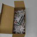 Christmas Snowflake String Lights, 20 FT 40 LED Battery Operated Fairy Lights with Remote, 8 Modes Timer Hanging Decor for Bedroom Patio Party Wall Indoor Outdoor Xmas Tree Decorations Cool White