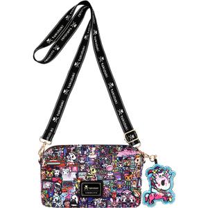 tokidoki Crossbody Purse with Unicorno Keychain Cute Shoulder Bag Cartoon Wallet for Women Teen Girls Shopping Travel