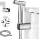 Handheld Bidet Sprayer for Toilet, Stainless Steel Jet Spray Kit Adjustable Pressure, Leak-Proof Jet Spray, Feminine Wash & Muslim Shower, Wall/Toilet Mount, Used for RV Toilets