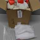 Jenaai 24 Set Valentines Day Mini Teddy Bear Gift Bulk 5.1 Inch Valentines Day Stuffed Animals Plush Toys Small Cute Bear with Greeting Cards and Organza Bag for Girlfriend Birthday Party(Heart)