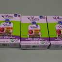 Plum Organics Stage 2 Organic Baby Food - Apple, Raspberry, Spinach, and Greek Yogurt - 3.5 oz Pouch (Pack of 4) - Organic Fruit and Vegetable Baby Food Pouch 3Packs (BBD: 10/03/25)