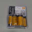 Amazon Basics 4-Pack C Cell Alkaline All-Purpose Batteries, 1.5 Volt, 5-Year Shelf Life