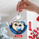 Christmas Ornament, Christmas Decoration, Stained Glass Ornament, Heirloom Keepsakes, Holiday Ornaments, Holiday Presents, Unique Xmas Gifts, Gift Exchange Ornaments, Gift Idea - Dolphin