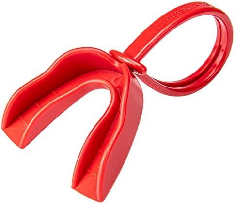 Champro Mouthguard with Strap, 3 Pack of 1, Ideal for Football, Lacrosse, and More