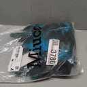 Miuco Womens Faux Feather A Line Mini Skirt (Blue) Small