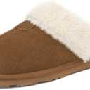 DREAM PAIRS Women's House Slippers Indoor Fuzzy Fluffy Furry Cozy Home Bedroom Comfy Winter Cute Warm Outdoor Shoes FuzzyEasy, Size 8, Chesnut, SOFIE-05