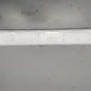 Wooden Wall Mounted Coat Rack 25 Inch, White with 6 Silver Hooks for Entryway, Hallway, Bedroom