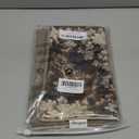 Yangest Neutral Floral Pillow Cover 12 x 20 Inches, Vintage Chenille Rectangle Throw Pillow Cover Soft Decorative Farmhouse Accent Couch Pillow Cover for Living Room Bedroom, Coffee Brown