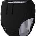 EEOST Adult Reusable Swim Diapers Special Needs Swimwear for Incontinence Cloth Diaper Covers Waterproof,Leakproof, Unisex (Black, 4XL)