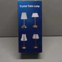 Vintage Lamp,2000mAh Rechargeable Lamps Small Cordless Lamps,3 Colors+10 Brightness+Touch Small Lamp for Kitchen Counter,Battery Operated Ambient Light for Bedroom/Bathroom Shower/Table,Gift for Girl