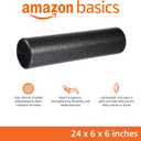 Amazon Basics High Density Foam Roller for Exercise and Recovery, 24 Inches, Black