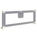 UWRVH Bed Rails for Toddlers, Toddler Bed Rails, Bed Rail for Baby - Adjustable Height Bed Guard with Child Safety Lock,Universal Fit for King/Full/Twin Beds (Grey, 1 Side 70.8Inch)