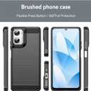 Case for Moto G06 Case/Moto G06 Power, Slim Thin Phone Cover TPU Soft Back Cases Anti-Scratch Shockproof Protective Cover for Motorola Moto G06 Black