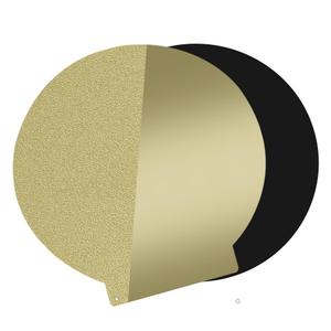 Round 120mm for Monoprice Mini Delta Build Plate Flex Textured/Smooth 100% Imported Thicker PEI Sheet Flexible Spring Steel Bed with Magnetic Sticker for Monoprice Mini Delta v2 3D Printer