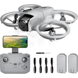 Drone with Camera 1080HD， Features One Key Takeoff/Landing, Altitude Hold, Headless Mode, 3D Flips, Trajectory Flight，3 Speed Modes, Easy to Fly for Beginners