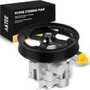 AATEE Power Steering Pump with Pulley for:-Dodge Caliber 2007-2011 2.4L, Caliber 2010 2012 2.0L for:-Jeep Compass Patriot 2007-2017 2.4L 2.0L Replace# 20-2401 96-2401 202401 962401 5105048AA 5105048AB