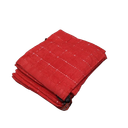 Red Dsh Towels with White Stitch Accents 6 Pack, 13x14inch