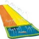 Wham-O Slip N Slide 18ft Lawn Water Slides for Kids, Heavy Duty Slip Slides with Bodyboards for Backyard Park Water Parties Summer Outdoor Activities