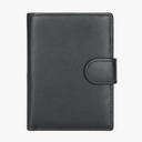 Vintage Wallet Men 13 Card Holder With Coin Pocket Slim Wallet Bifold Wallet Men With RFID Blocking Genuine Leather Black