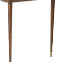 Wall Tables for Hallways - Extra Slim Entryway Table - Narrow Console Tables for Entryway or Foyer - Wall-Mounted Space-Saving Thin Table for Narrow Spaces - 6.25" Depth,Rich Walnut Finish