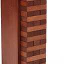 Wooden Tumbling Tower, 54PCS Blocks Stacking Games for Party, Camping for Kids Adult and Families, Classic Stacking Blocks Wood Stack Towers Wooden Board Tabletop Games with Storage Box, 3.2 x 3.6 x 11.6 inches